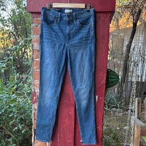 Madewell Women's Skinny Jeans in Deep Blue